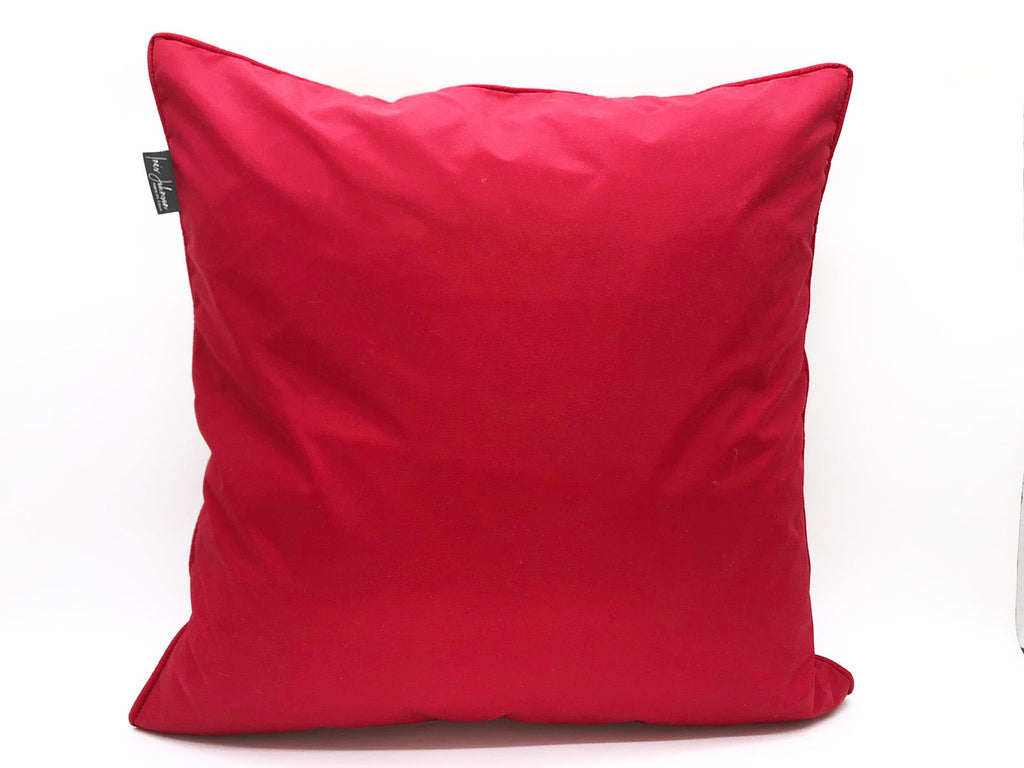 Cojin Terraza Impermeable Rojo 50X50