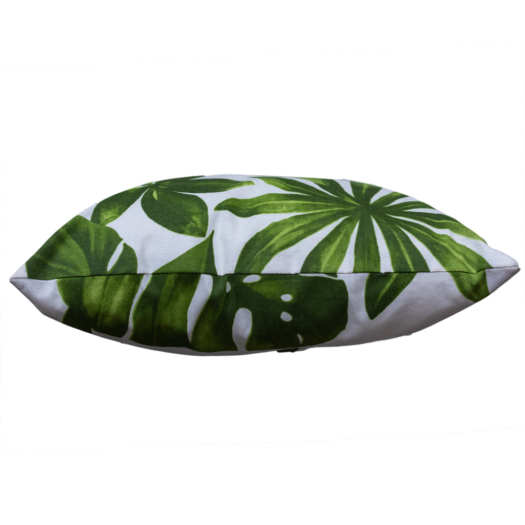 Cojin Terraza Impermeable Hojas Verdes 50x33 con Filtro UV